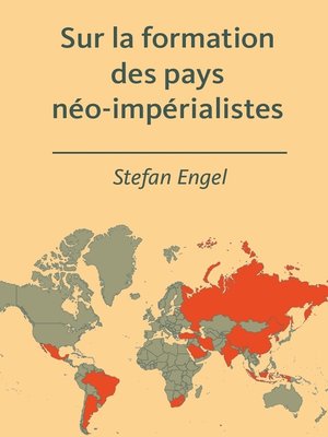 cover image of Sur la formation des pays néo-impérialistes